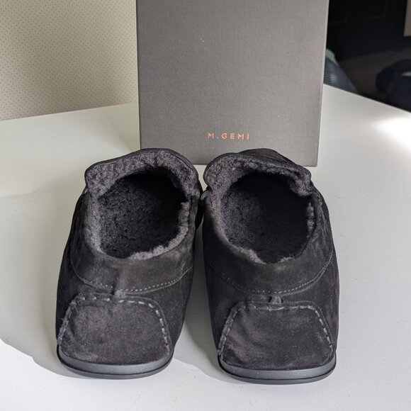 M. Gemi The Felize Shearling Uomo Black Men`s Moccasins Size US 13 / IT 46 main image 4